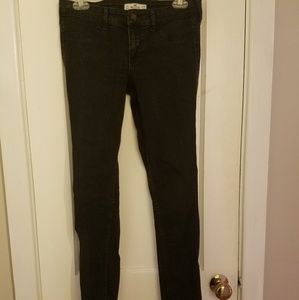 Hollister black skinny jeans